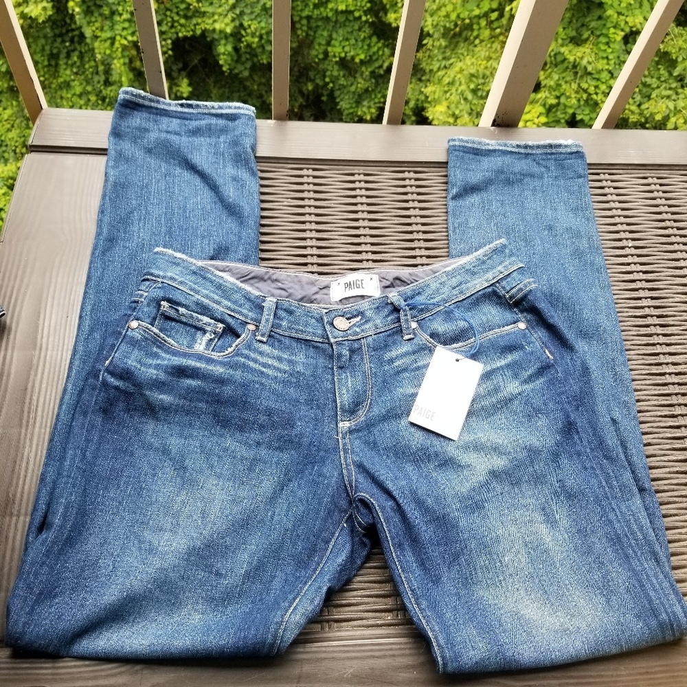 Paige Jimmy Jimmy Skinny Woodrow Jeans SIZE 26 Low Rise
